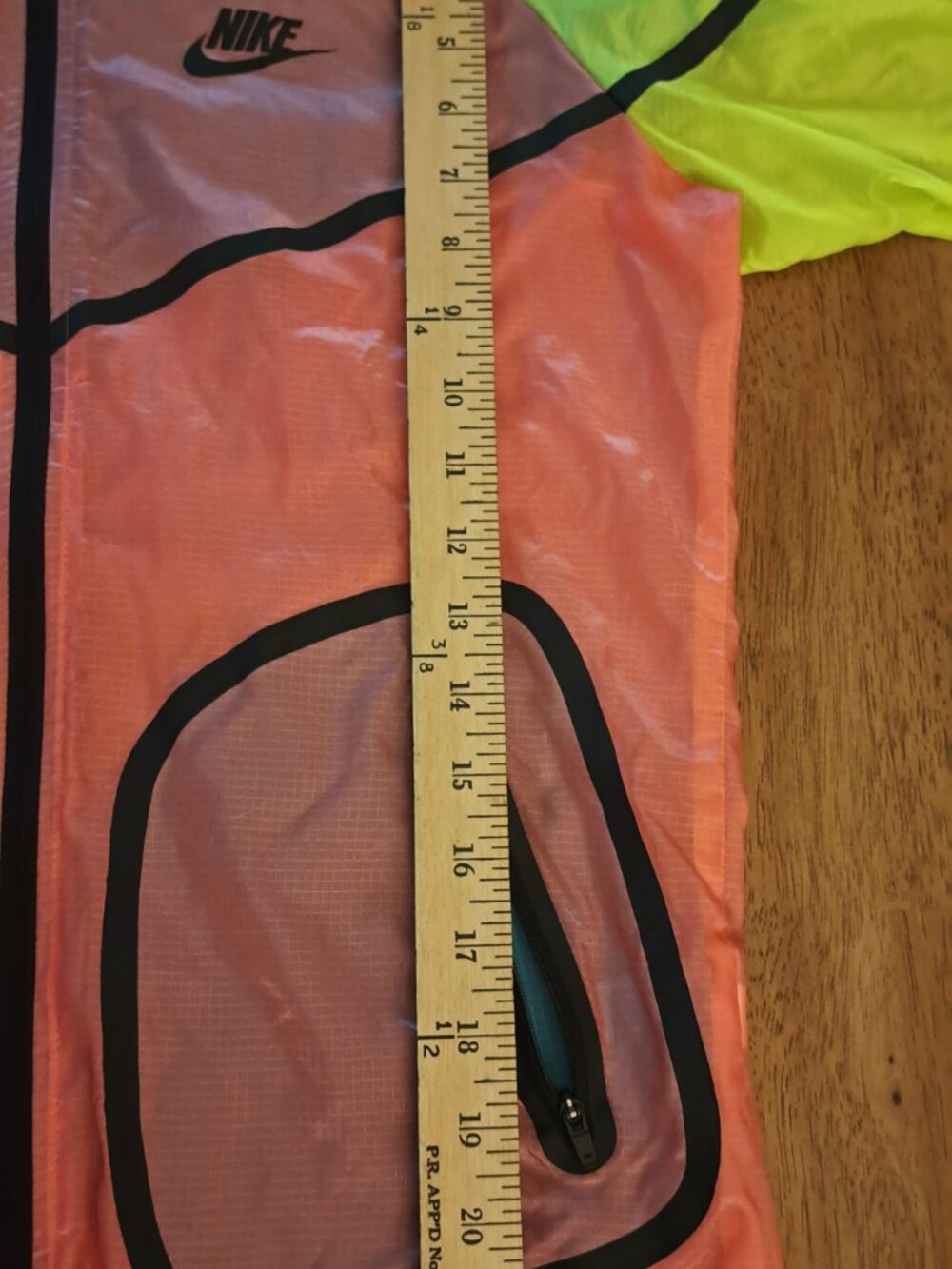 NIKE TECH Color Block woman Hyperfuse Windrunner Jacket Size Small neon 90's HTC - Picture 14 of 14